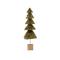 Hello Honey® Green Ombre Sisal Bottle Brush Tree with Wood Base